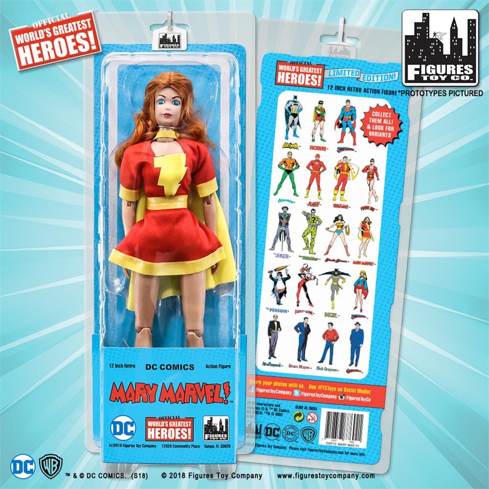 12 Inch Retro DC Comics Action Figures Series: Mary Marvel