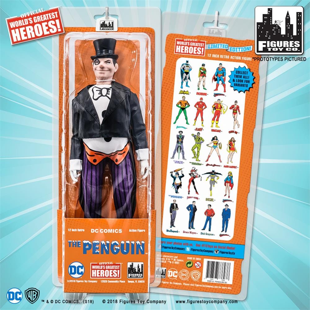 12 Inch Retro DC Comics Action Figures Series: Penguin
