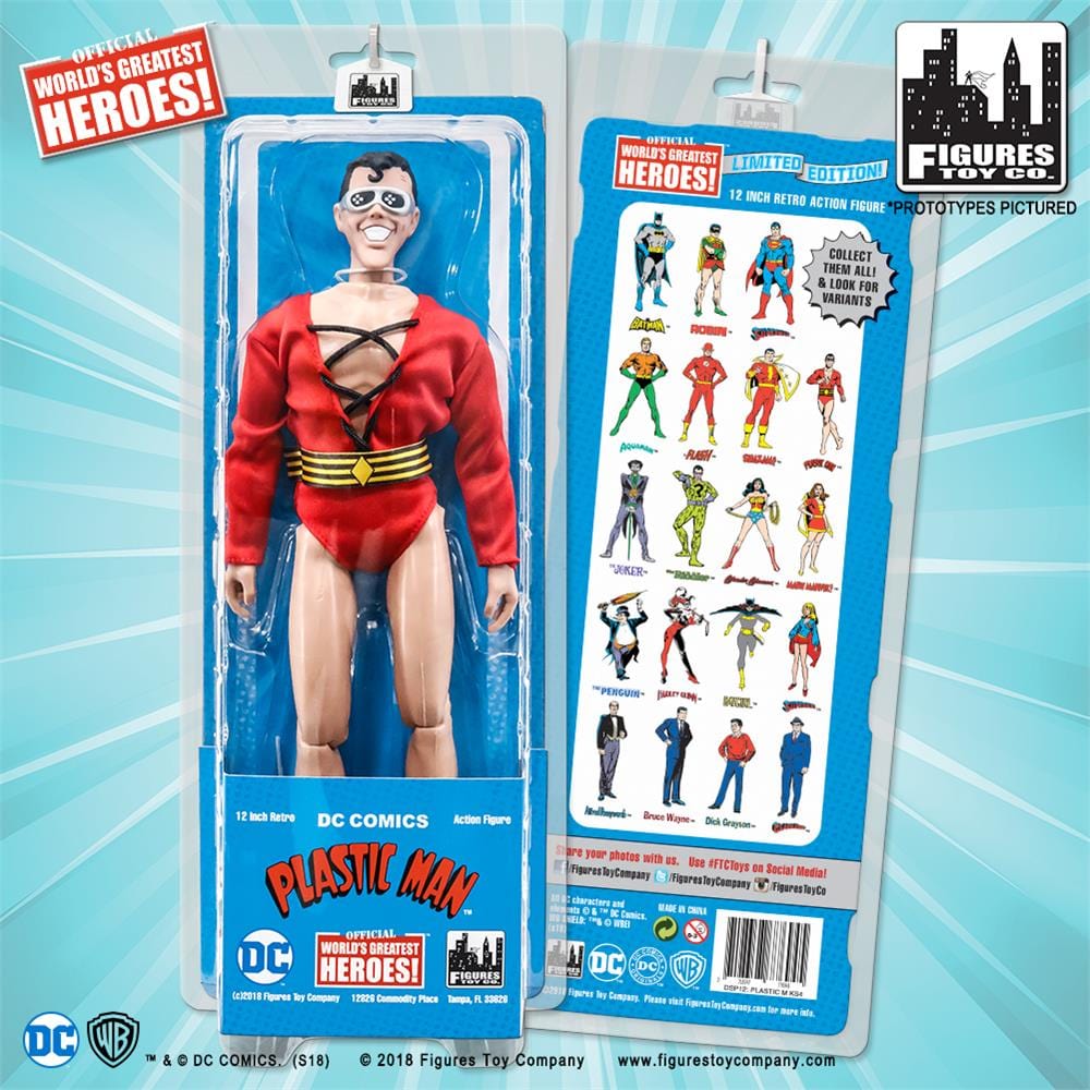 12 Inch Retro DC Comics Action Figures Series: Plastic Man