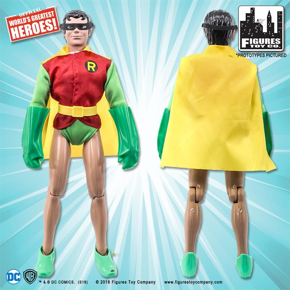 12 Inch Retro DC Comics Action Figures Series: Robin [Removable Mask]