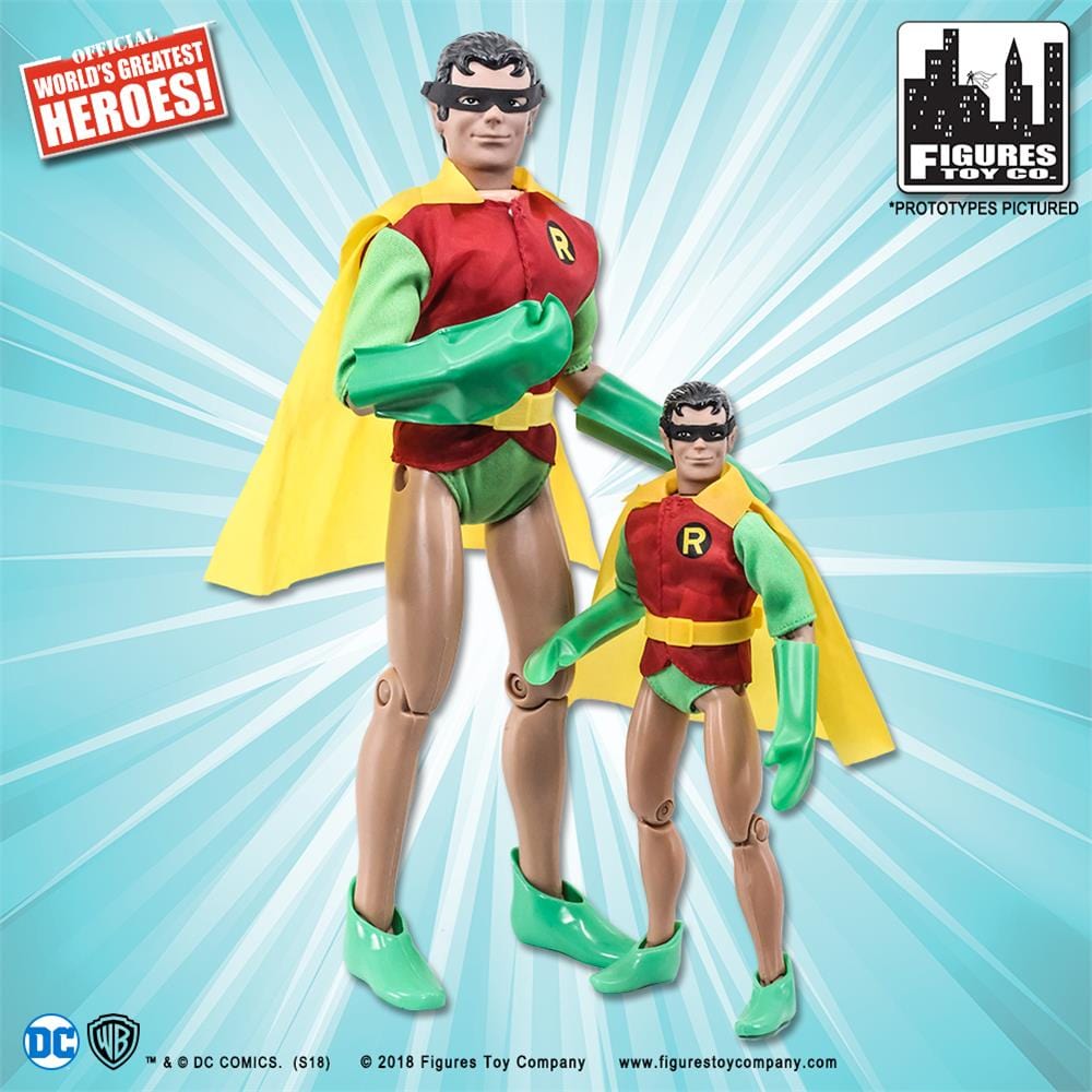 12 Inch Retro DC Comics Action Figures Series: Robin [Removable Mask]