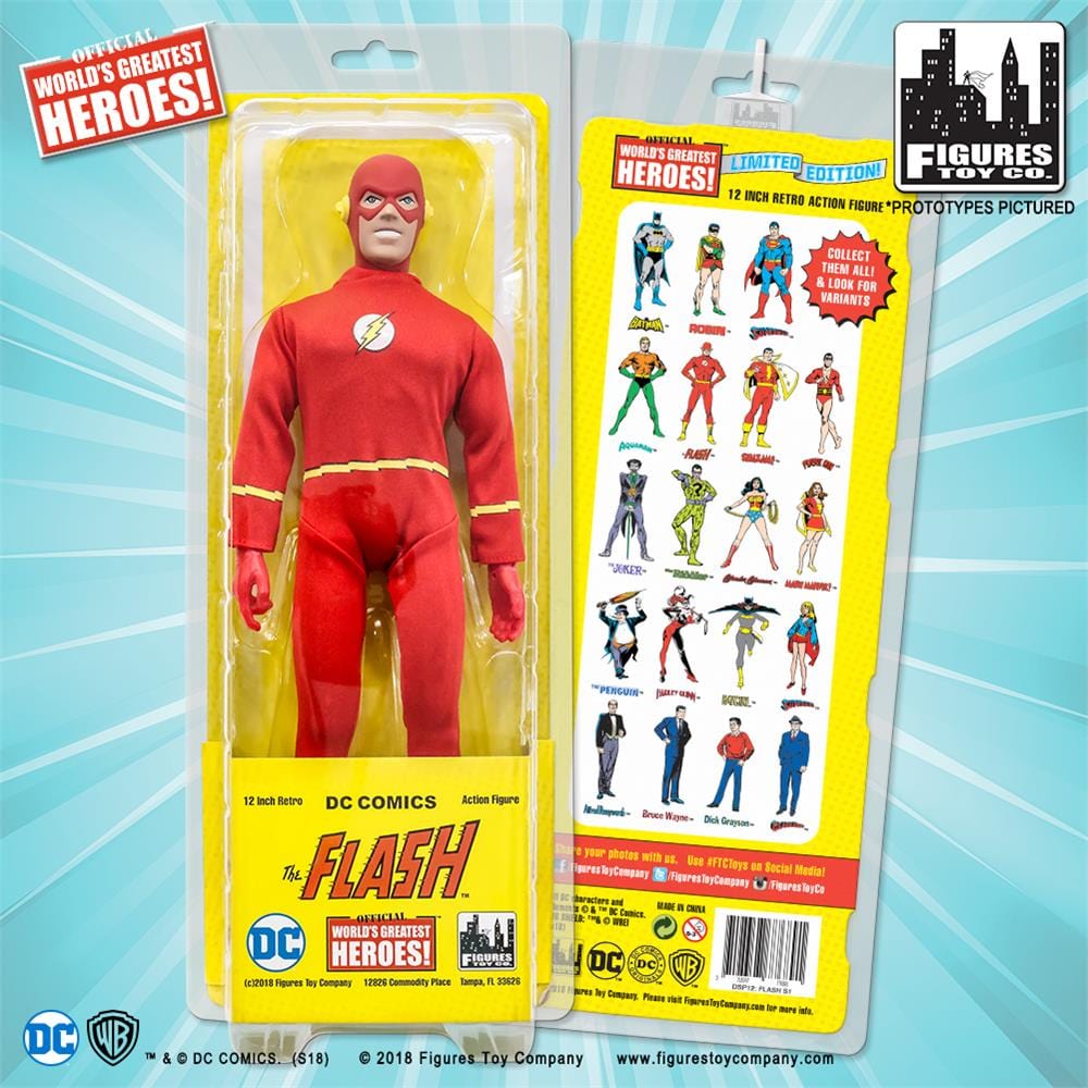 12 Inch Retro DC Comics Action Figures Series: The Flash