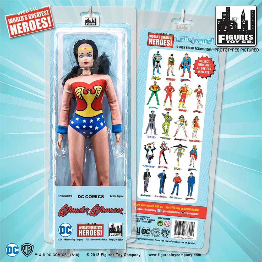 12 Inch Retro DC Comics Action Figures Series: Wonder Woman