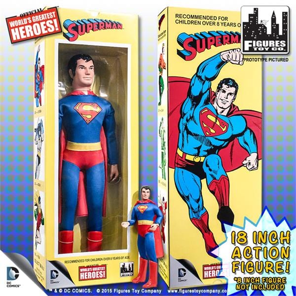 18 Inch Retro DC Comics Action Figures Series 1: Superman