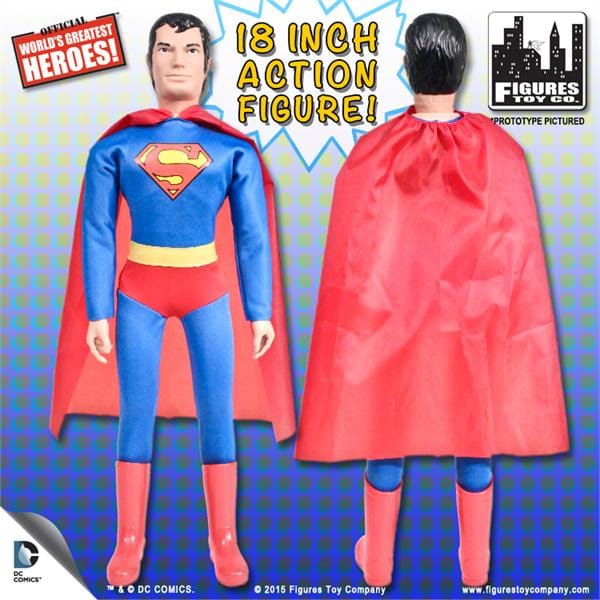 18 Inch Retro DC Comics Action Figures Series 1: Superman