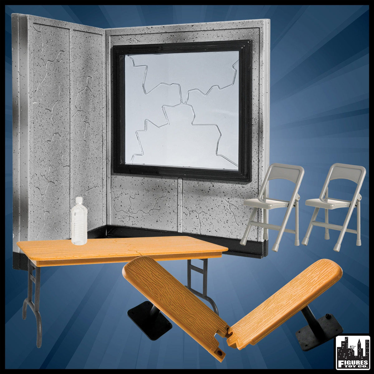 Break Room Accessory Set for WWE &amp; AEW Wrestling Action Figures