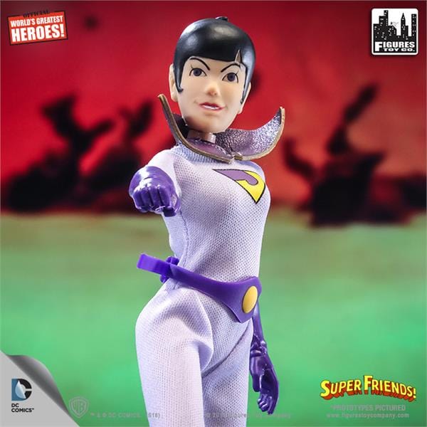 8 Inch Super Friends Action Figures The Wonder Twins &amp; Gleek Three Pack