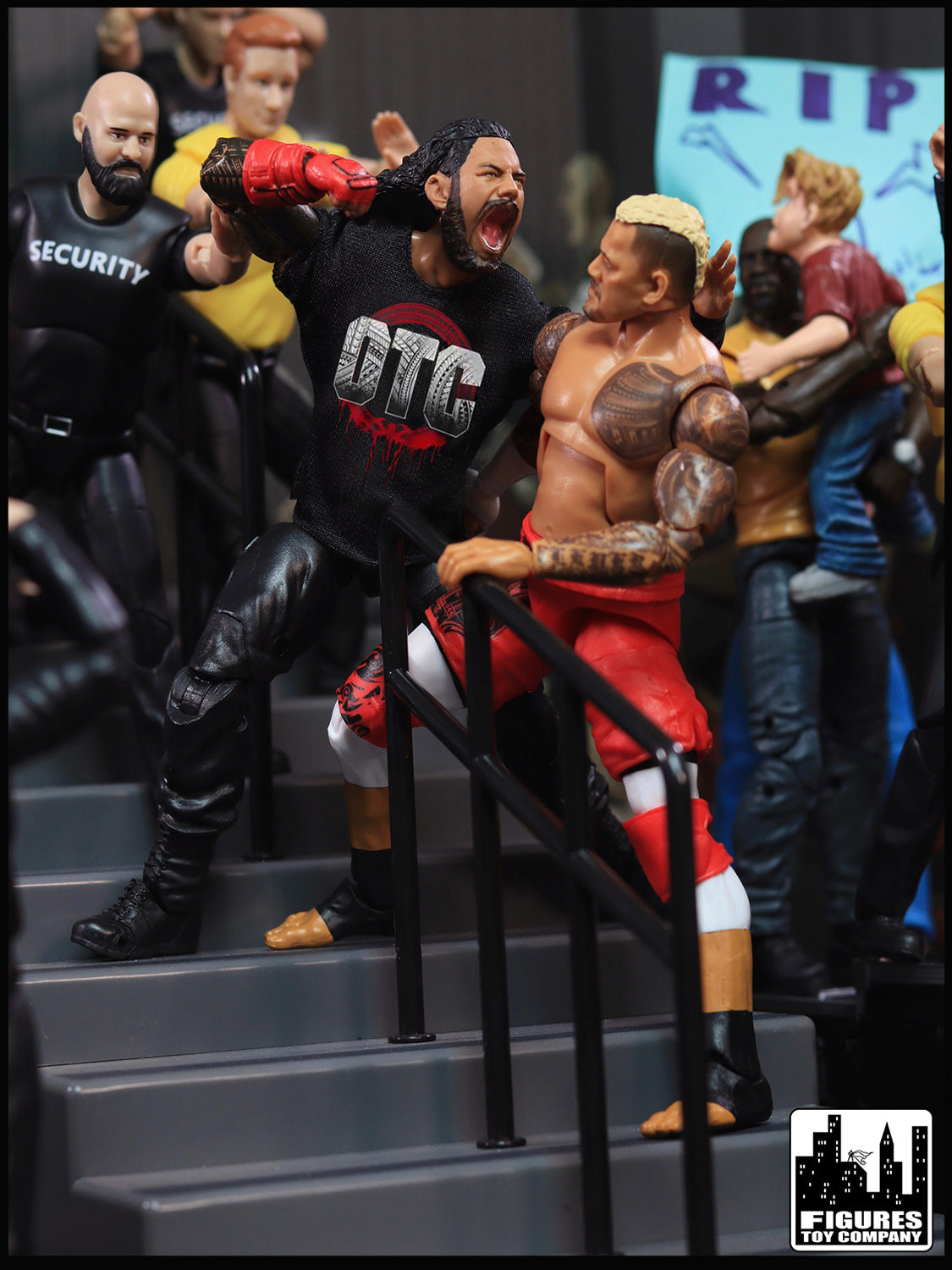 Wwe Ramp Toy Arena Stairs Playset for WWE & AEW Wrestling Action Figures - Figures ...