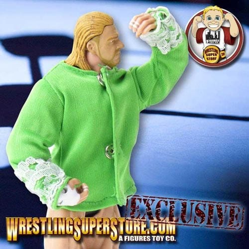 Green English Jacket for Wrestling Figures