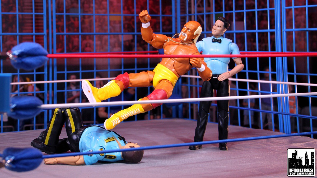 Classic Wrestling Ring Steel Cage for Figures Figures Toy Company