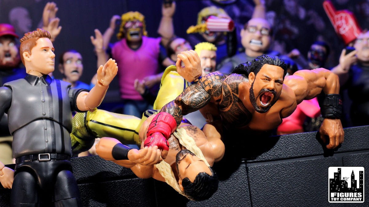 Ultimate Dark Gray Referee with Deluxe Articulation for WWE &amp; AEW Figures