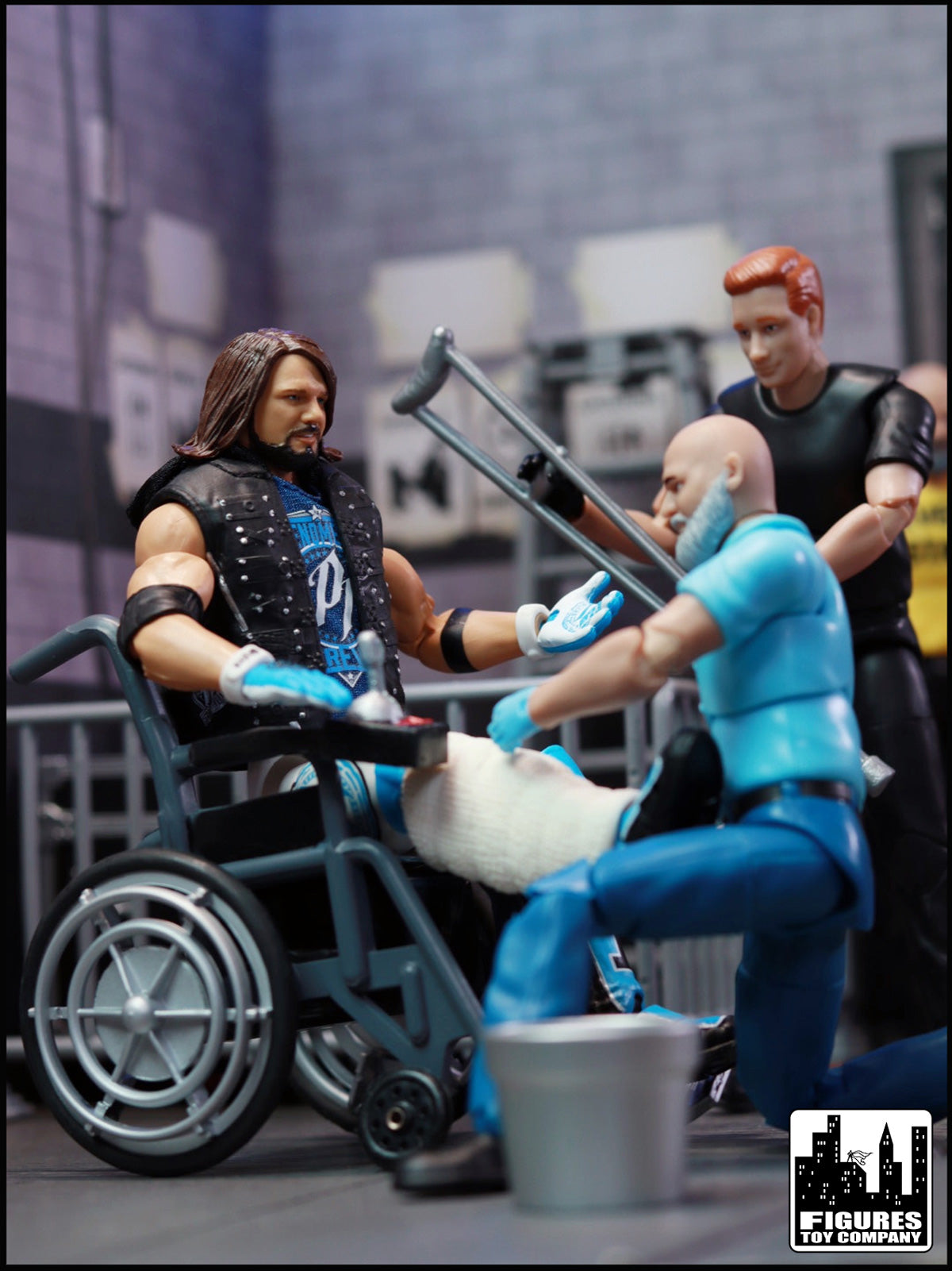 Hardcore Injury Accessory Set For WWE &amp; AEW Wrestling Action Figures
