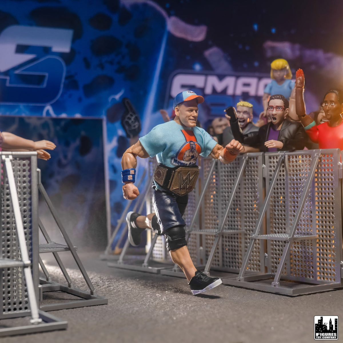 Entrance Ramp Barricade Guardrails for WWE & AEW Wrestling Action Figures