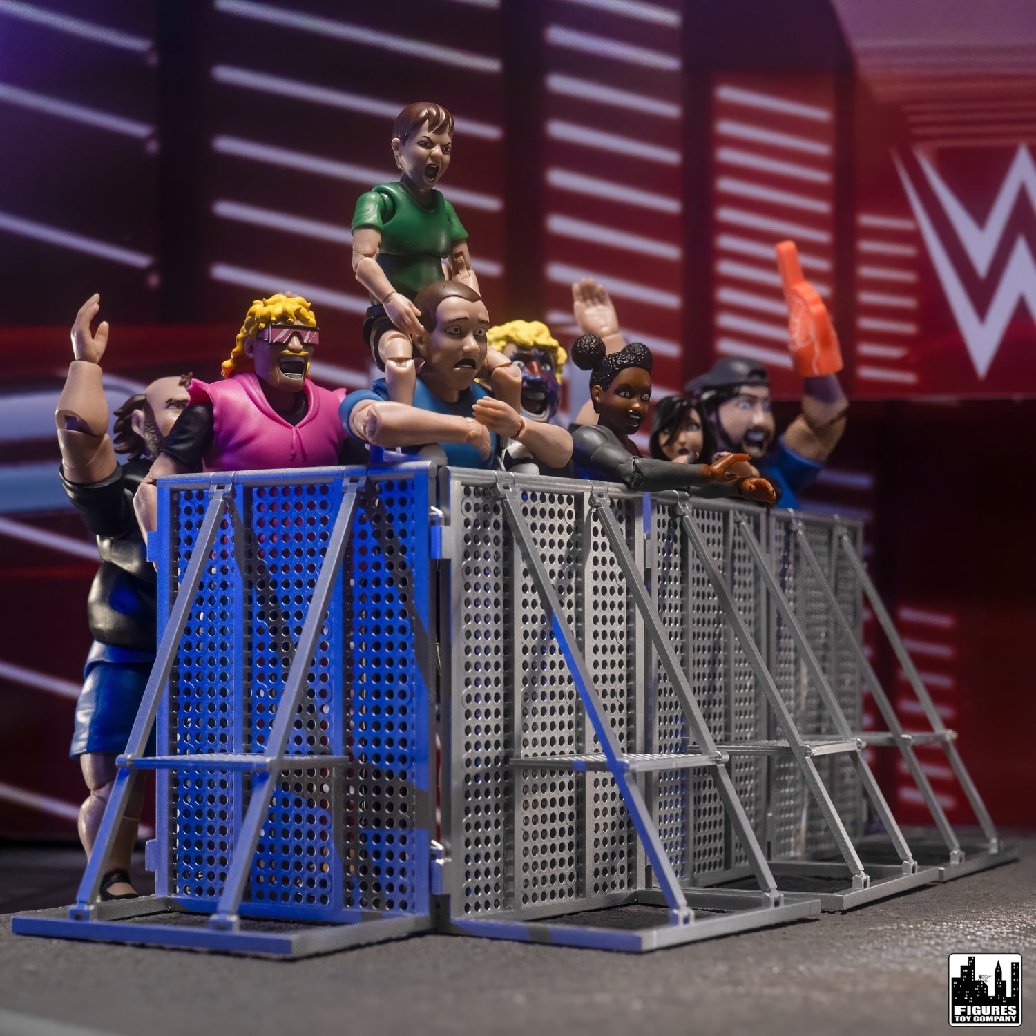 Wwe Ramp Toy Entrance Ramp Barricade Guardrails for WWE & AEW Wrestling Figures ...