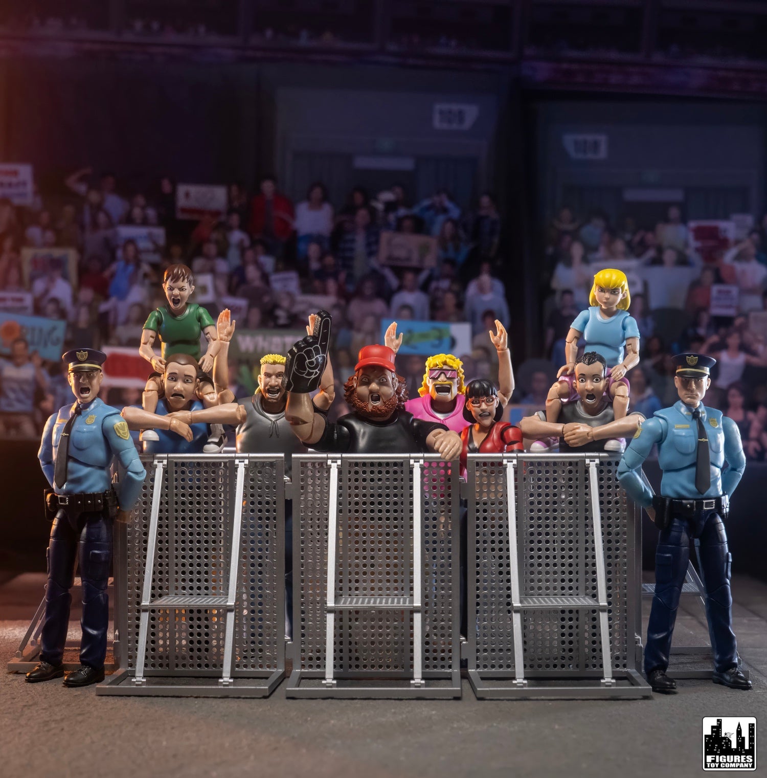 Wwe Ramp Toy Entrance Ramp Barricade Guardrails for WWE & AEW Wrestling Figures ...