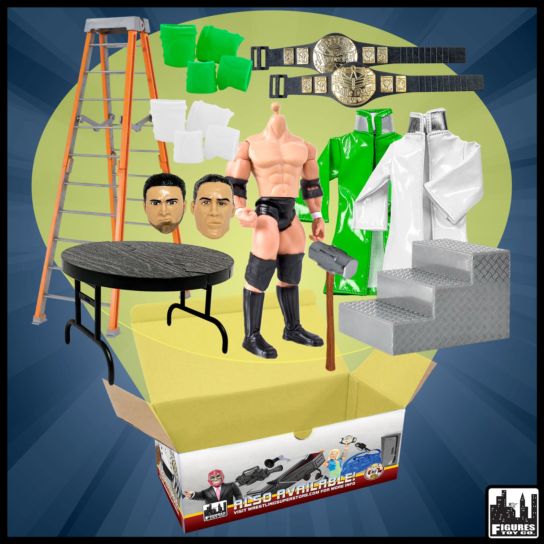 Wrestling Figure Generic Bodies, Parts & Kits For WWE Customizers ...
