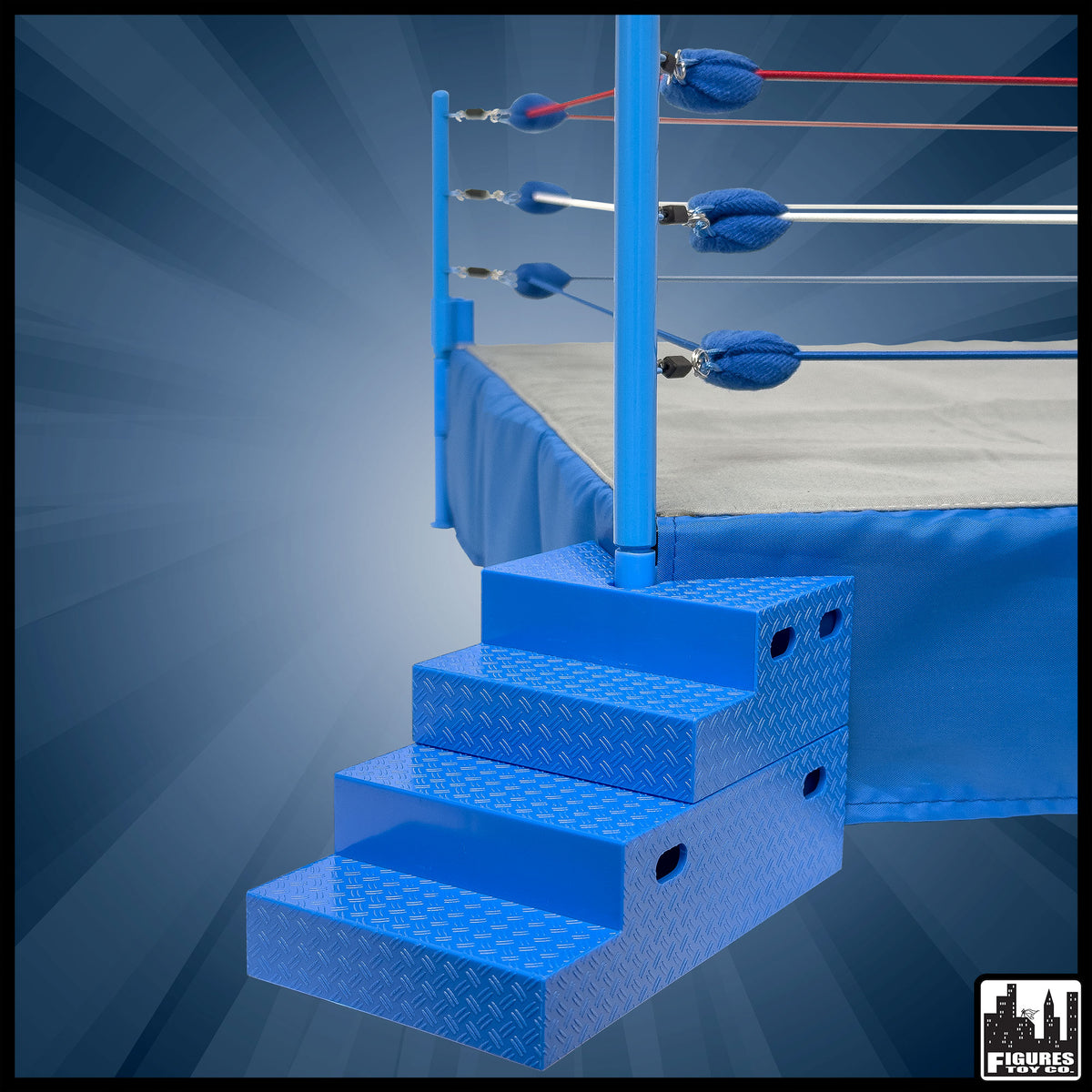 Figures Toy Company Classic Wrestling Ring for Wrestling Figures