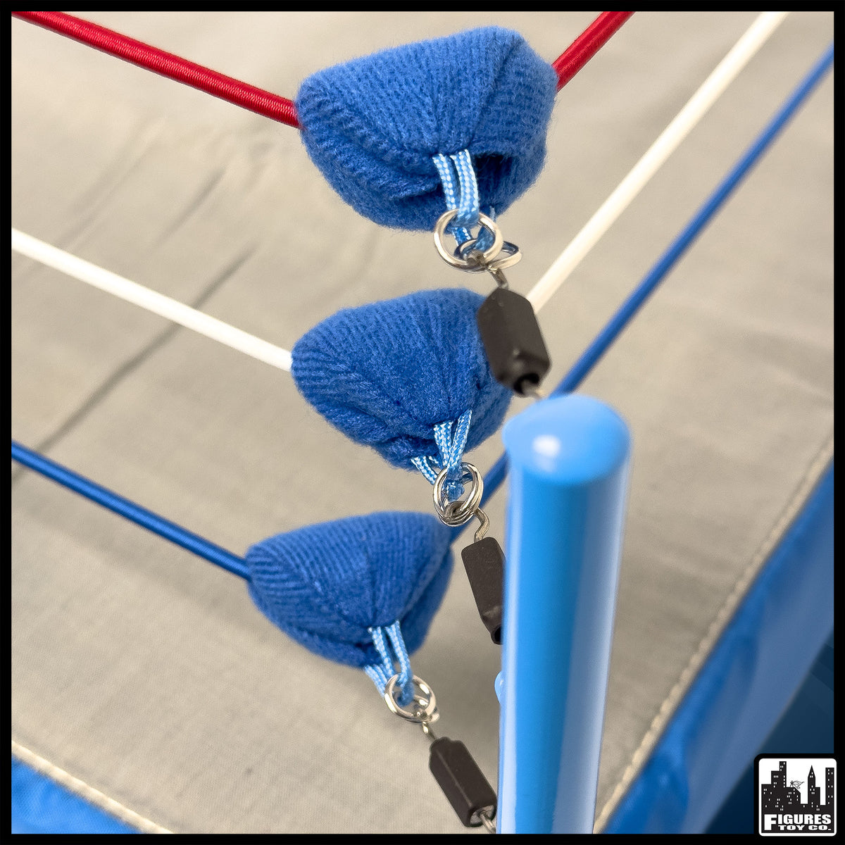 Figures Toy Company Classic Wrestling Ring for Wrestling Figures