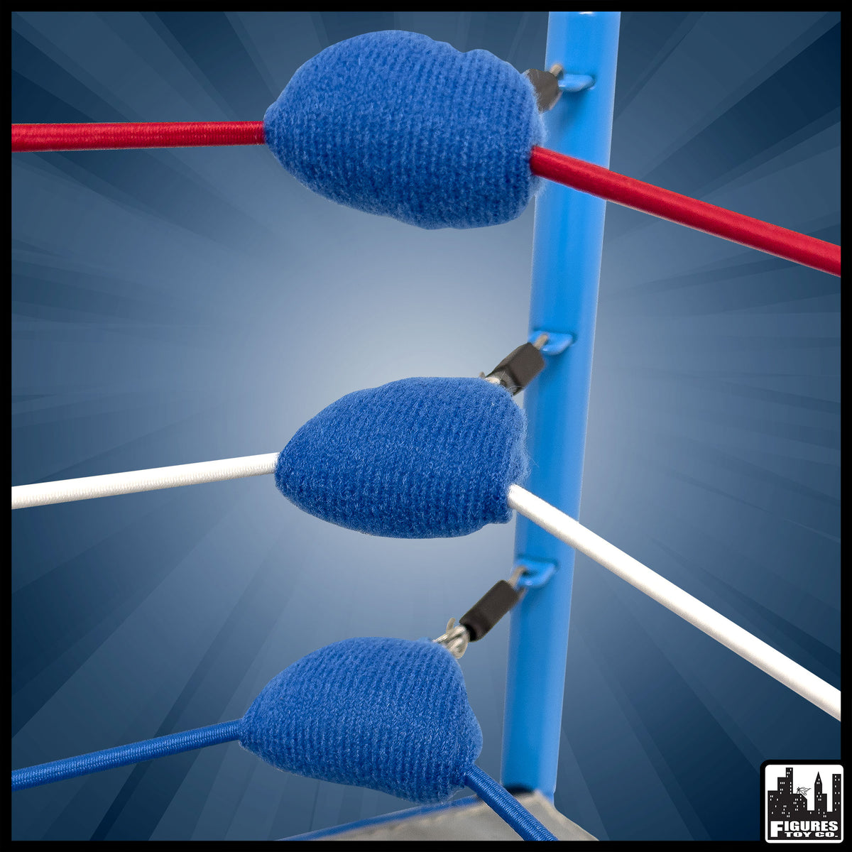 Figures Toy Company Classic Wrestling Ring for Wrestling Figures