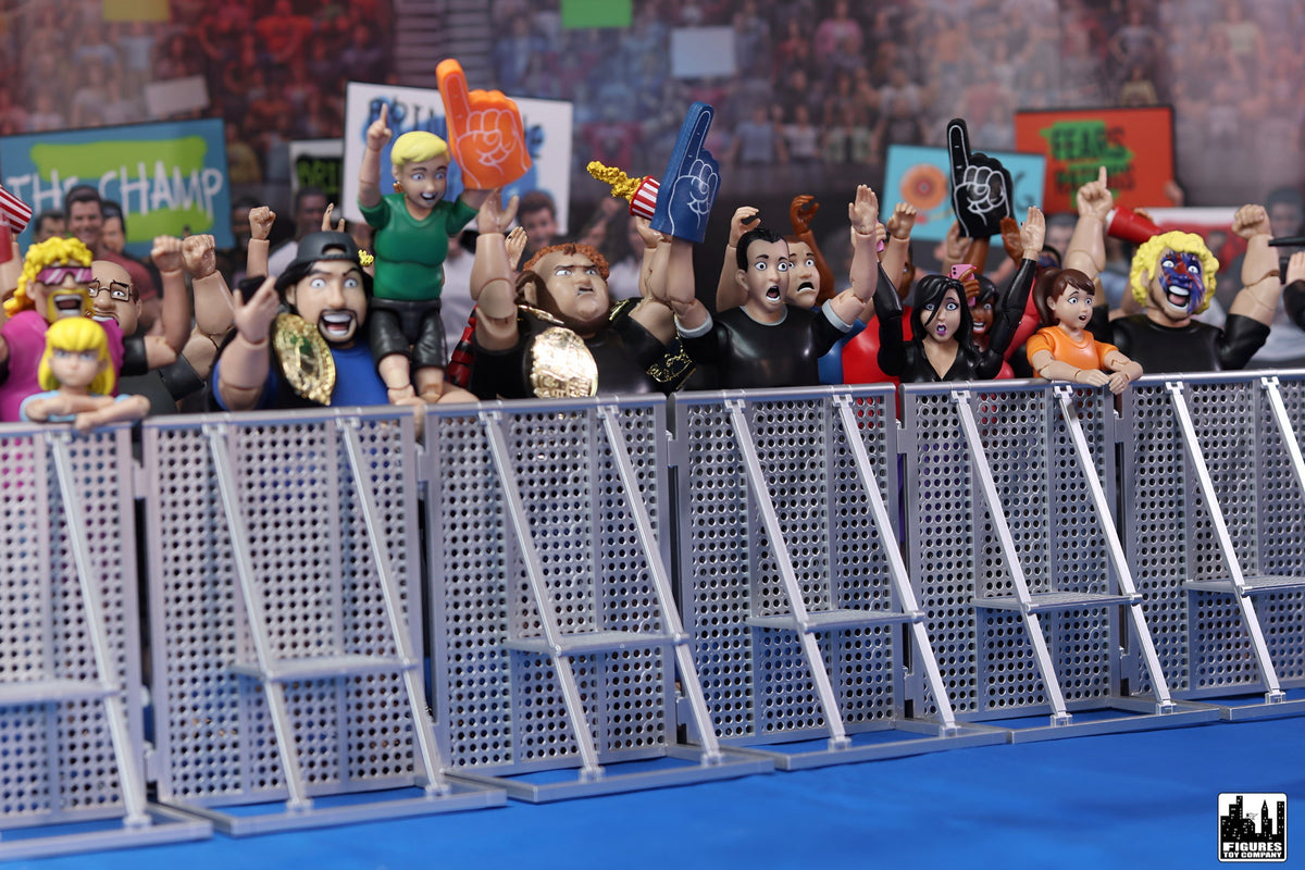 Entrance Ramp Barricade Guardrails for WWE & AEW Wrestling Action Figures