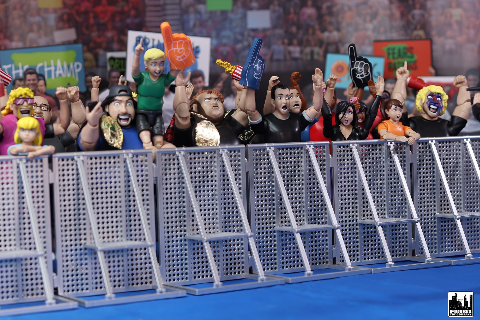 Wwe Ramp Toy Entrance Ramp Barricade Guardrails for WWE & AEW Wrestling Figures ...