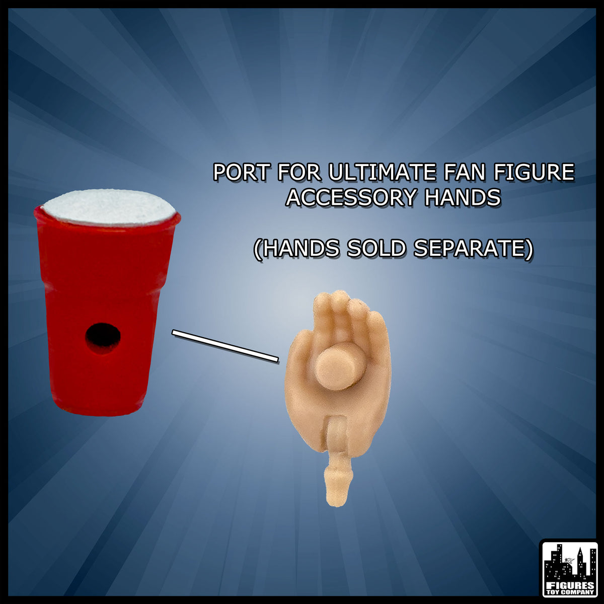 Cup Accessory for WWE &amp; AEW Wrestling Action Figures