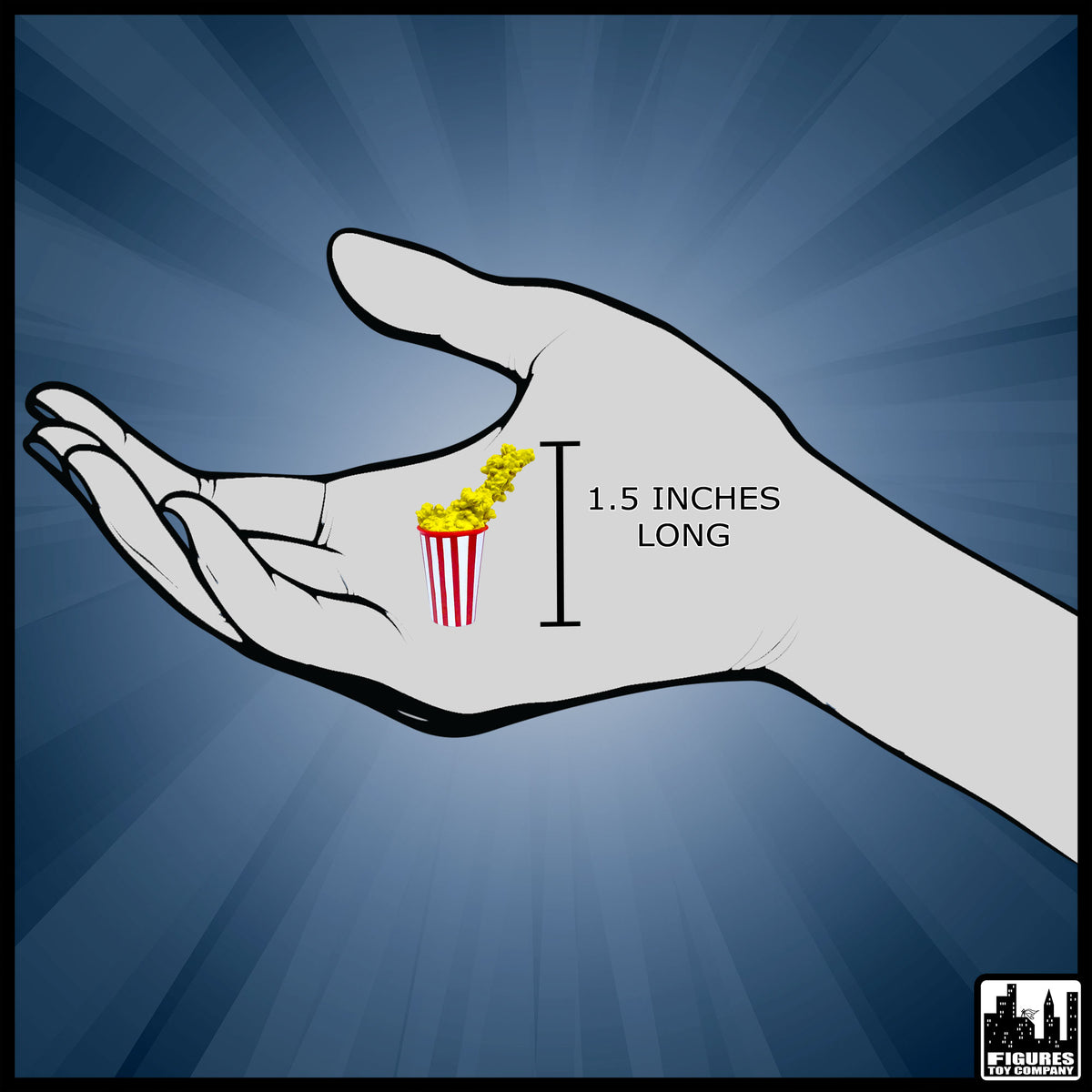 Popcorn Burst Accessory for WWE &amp; AEW Wrestling Action Figures