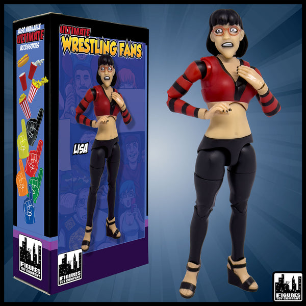 Ultimate Wrestling Fan Figures for WWE & AEW Action Figures: Lisa ...