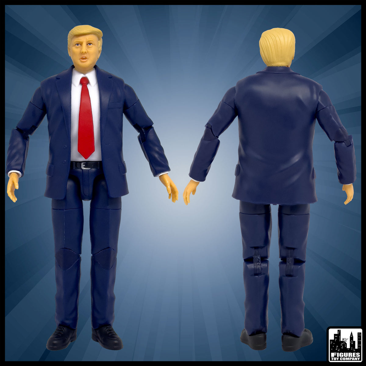 President Trump Talking Action Figure With Deluxe Articulation &amp; Podium