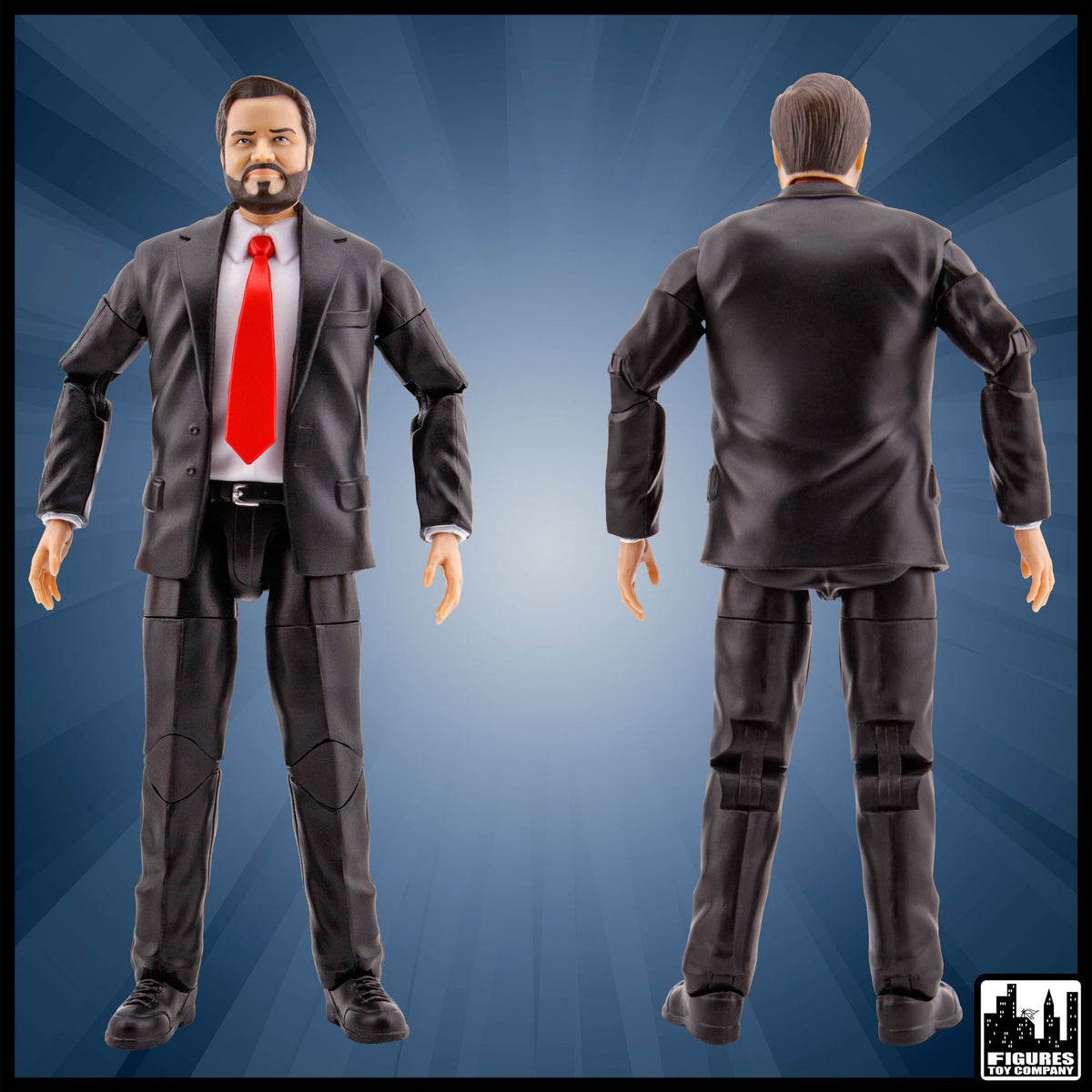 President Trump and JD Vance Talking Action Figure Two-Pack with Podium