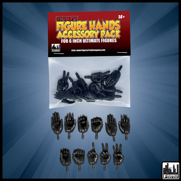 Swappable Hands Accessory Pack For FTC Ultimate 6 Inch Action Figures ...