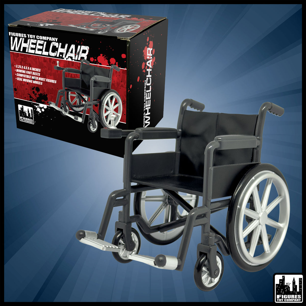 Wheelchair for WWE &amp; AEW Wrestling Action Figures