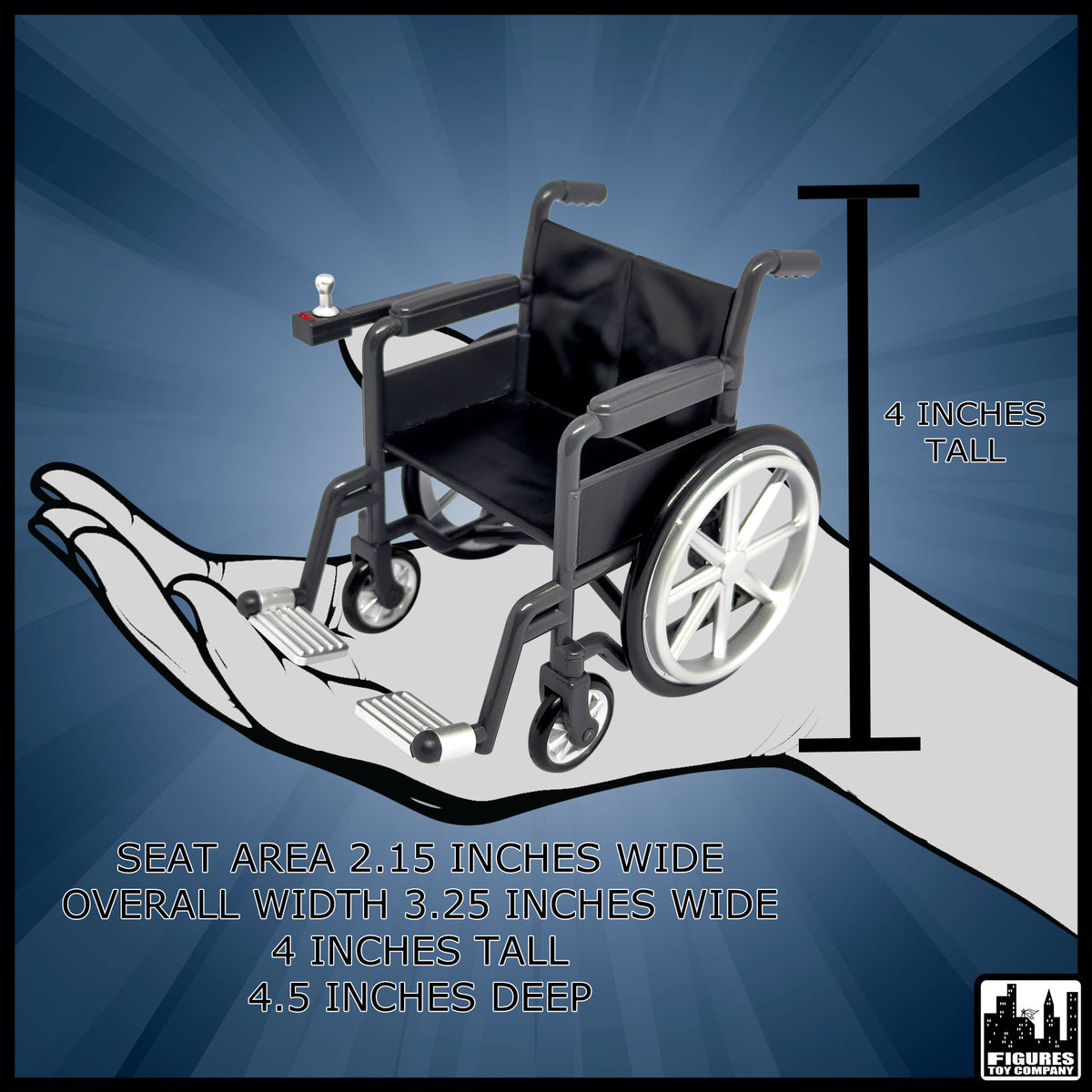Wheelchair for WWE &amp; AEW Wrestling Action Figures