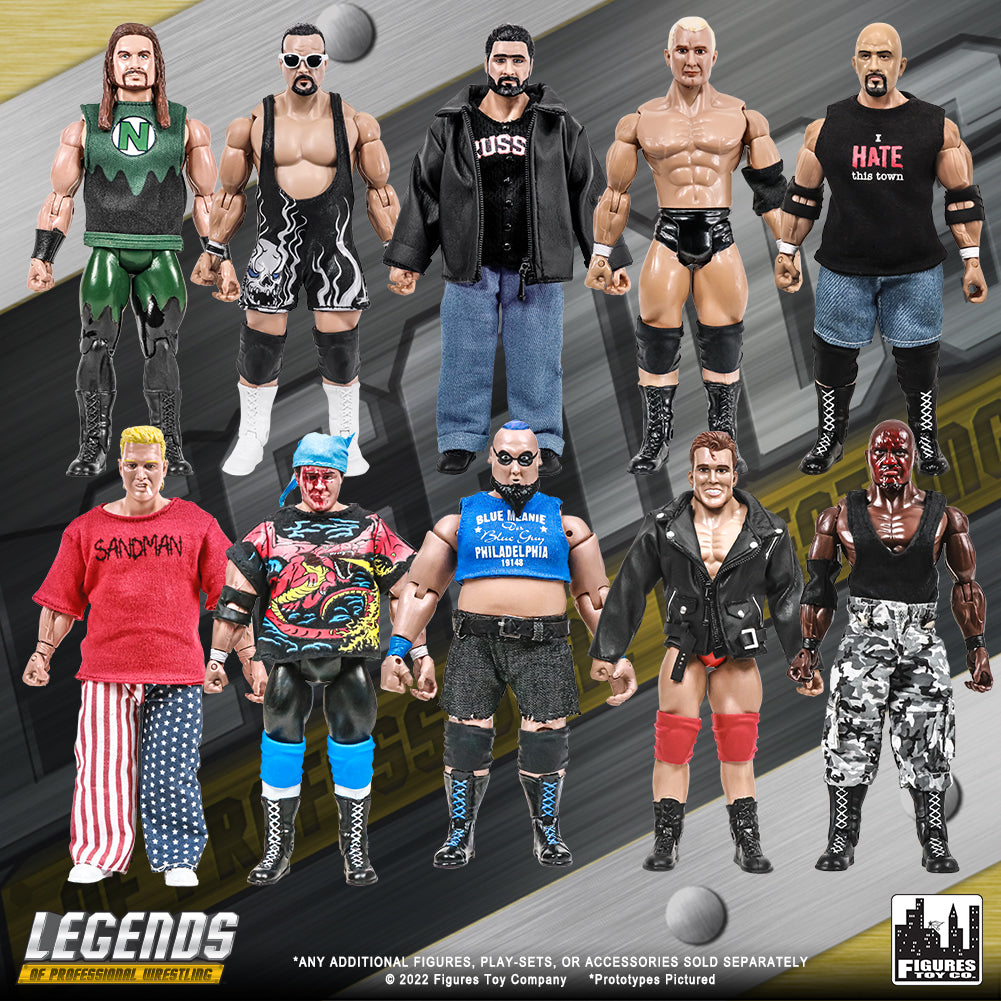 Legends of Wrestling Action Figure Series: Loose In Factory Bag