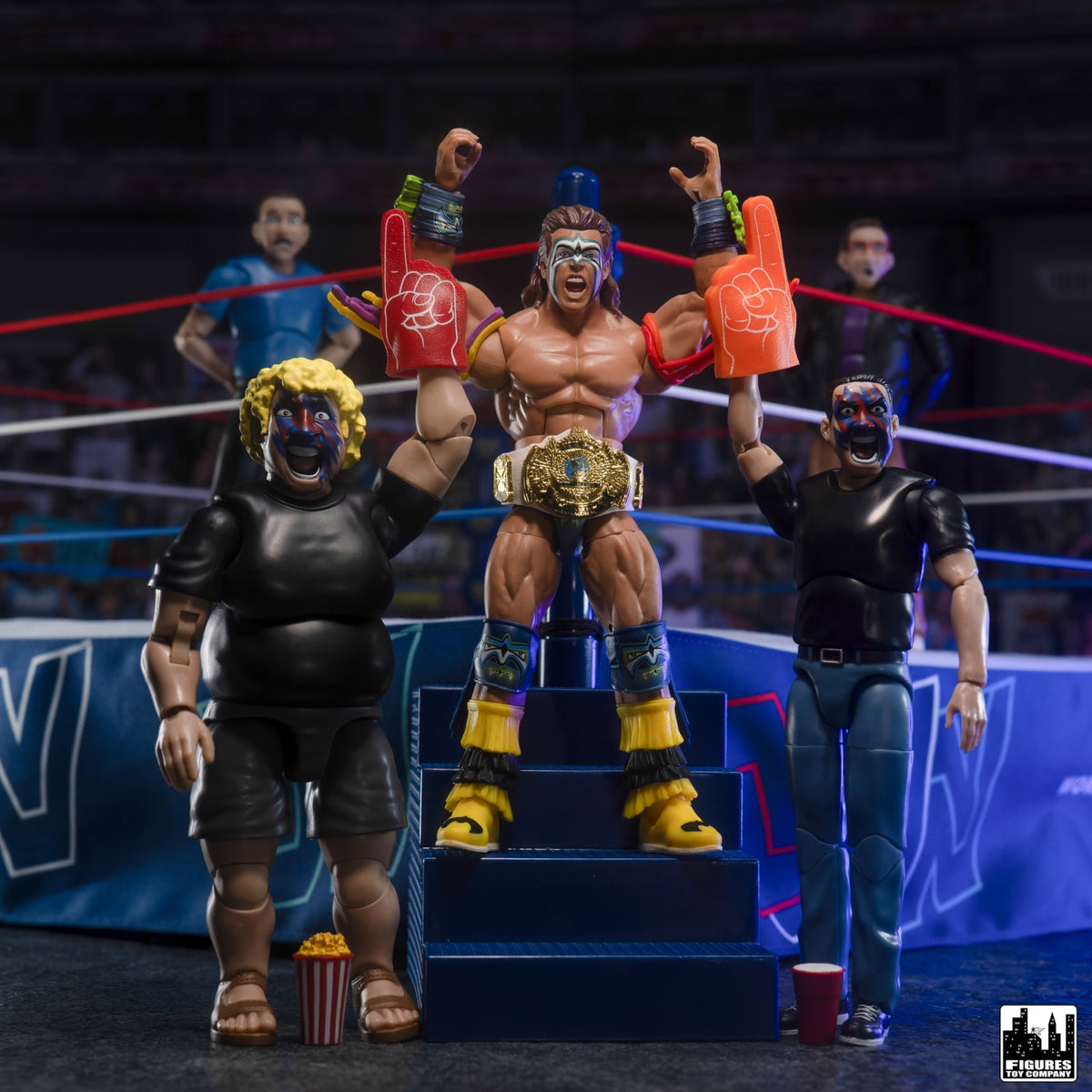 Ultimate Wrestling Crowd Fan Figures for WWE &amp; AEW Action Figures: Kevin