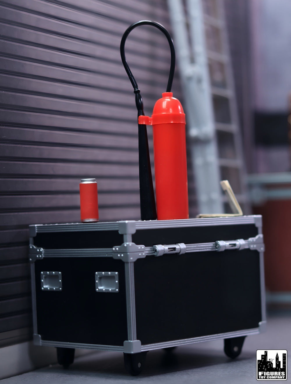 Set of 3 Fire Extinguishers for WWE &amp; AEW Wrestling Action Figures