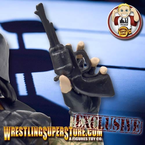 Black Police Gun for WWE &amp; AEW Wrestling Action Figures