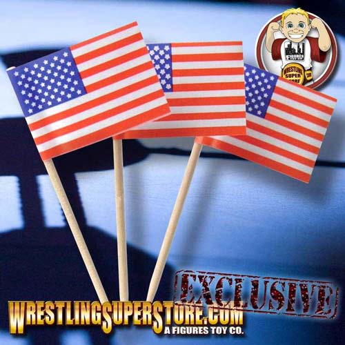 American Flags for WWE &amp; AEW Wrestling Action Figures