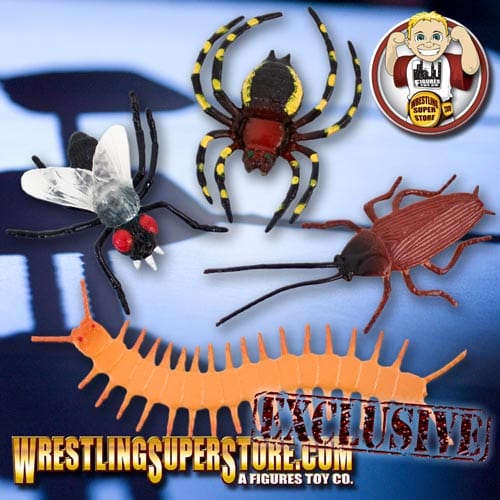 Wrestler Insect Set of 4 Bugs & Insects for WWE & AEW Wrestling Action Figures ...