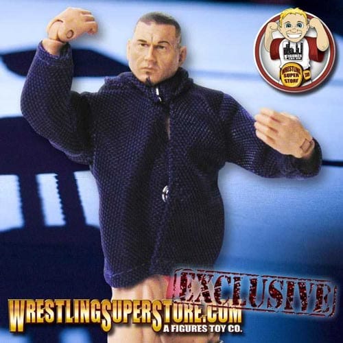 Blue Long Sleeved Shiney Shirt for WWE &amp; AEW Wrestling Action Figures