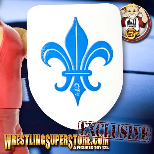 White &amp; Blue Shield for WWE &amp; AEW Wrestling Action Figures