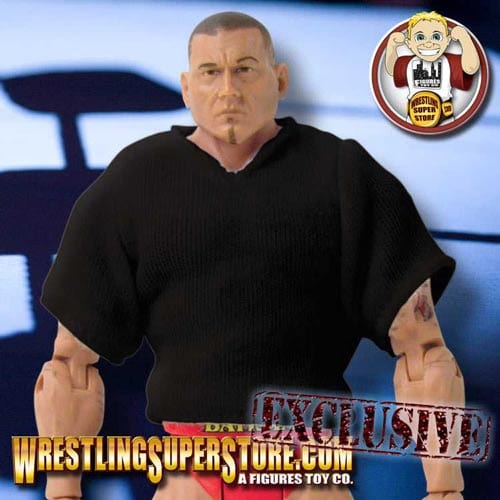 Black T-Shirt for WWE &amp; AEW Wrestling Action Figures
