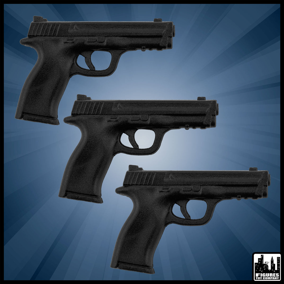 Pistol Accessory for 6-8 Inch Figures