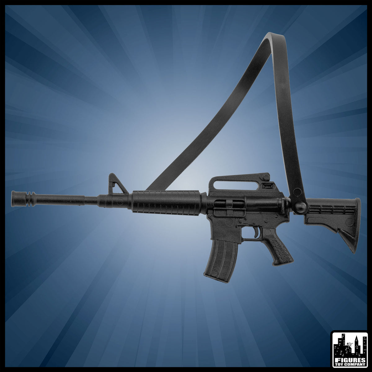 Assault Rifle Accessory for 6-8 Inch Figures