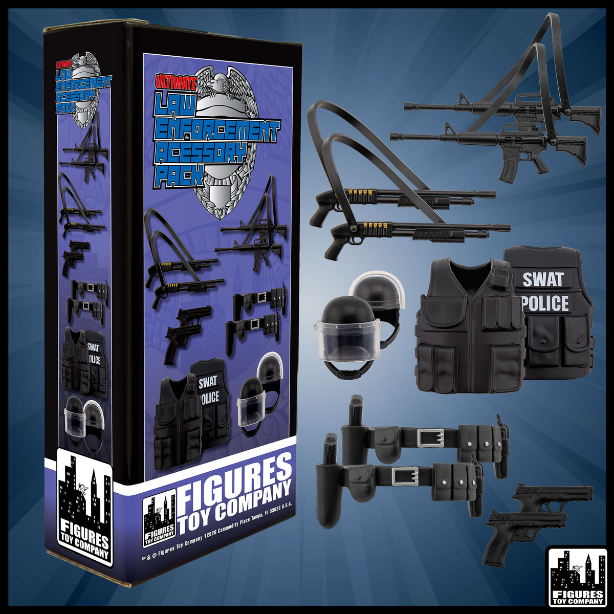 Ultimate Law Enforcement Accessory Pack for 6.5 Inch Figures