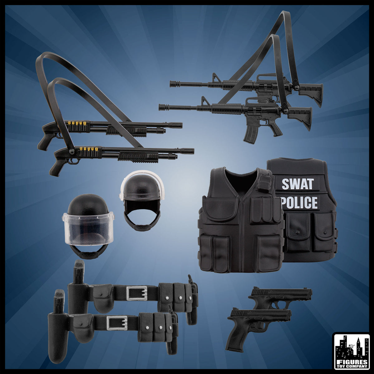 Ultimate Law Enforcement Accessory Pack for 6.5 Inch Figures