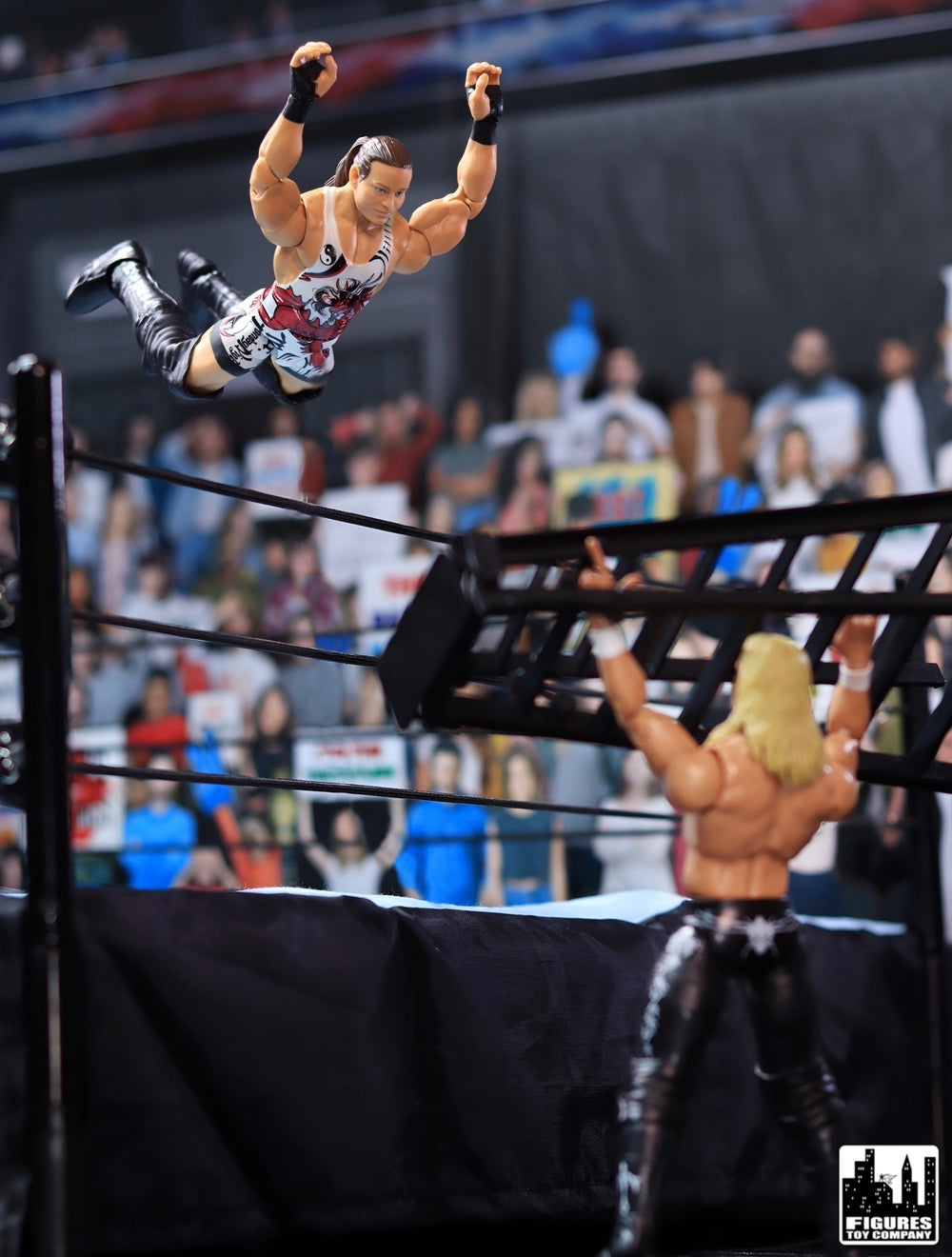 WWE Wrestling Pay Per View Series 8 TLC Tables, Ladders, Chairs Wade Barrett Action Figure With Chair WWE Wrestling Pay Per View Series 8 TLC Tables, Ladders, Chairs Wade Barrett Action Figure With Chair