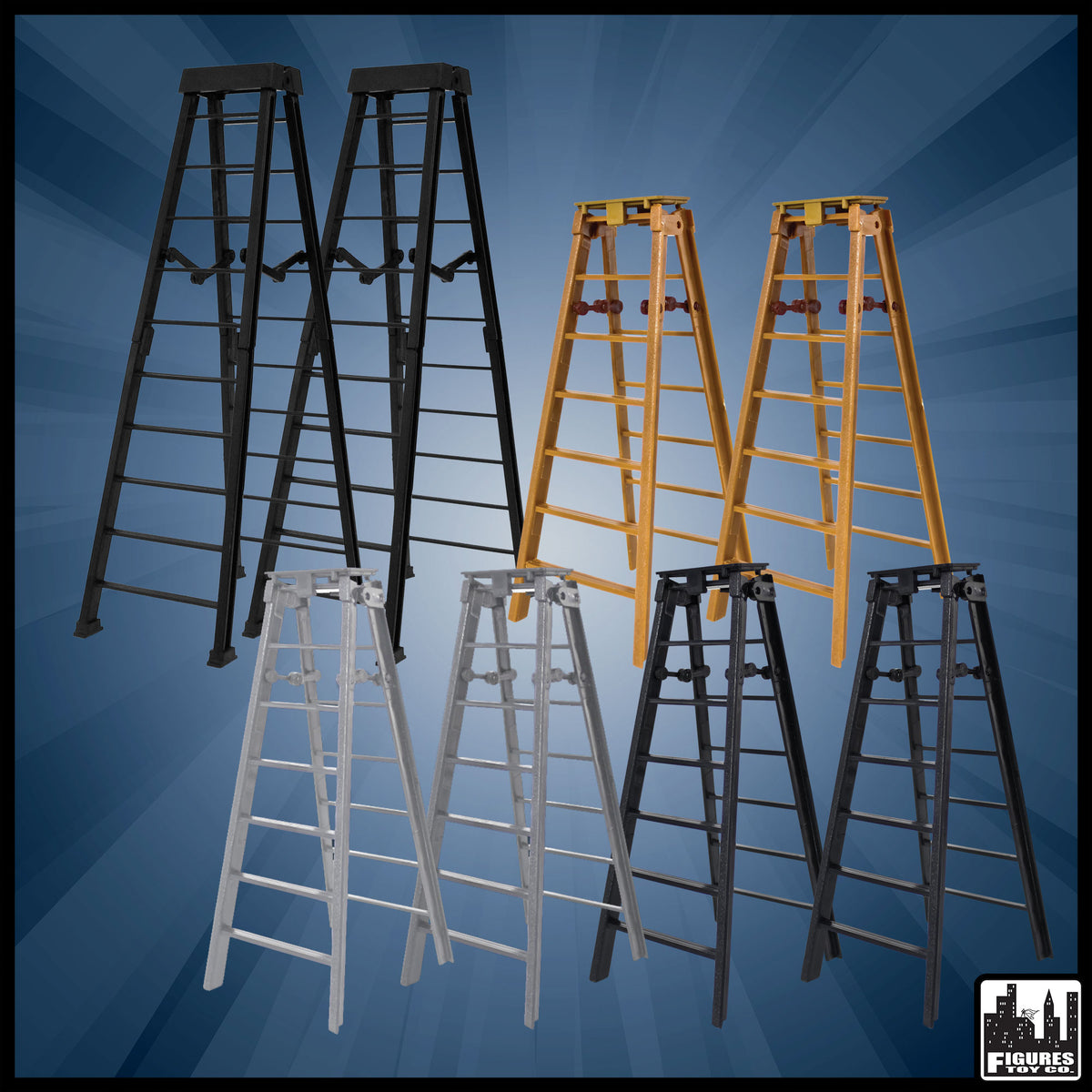 Ladder Match Accessory Set for WWE & AEW Wrestling Action Figures