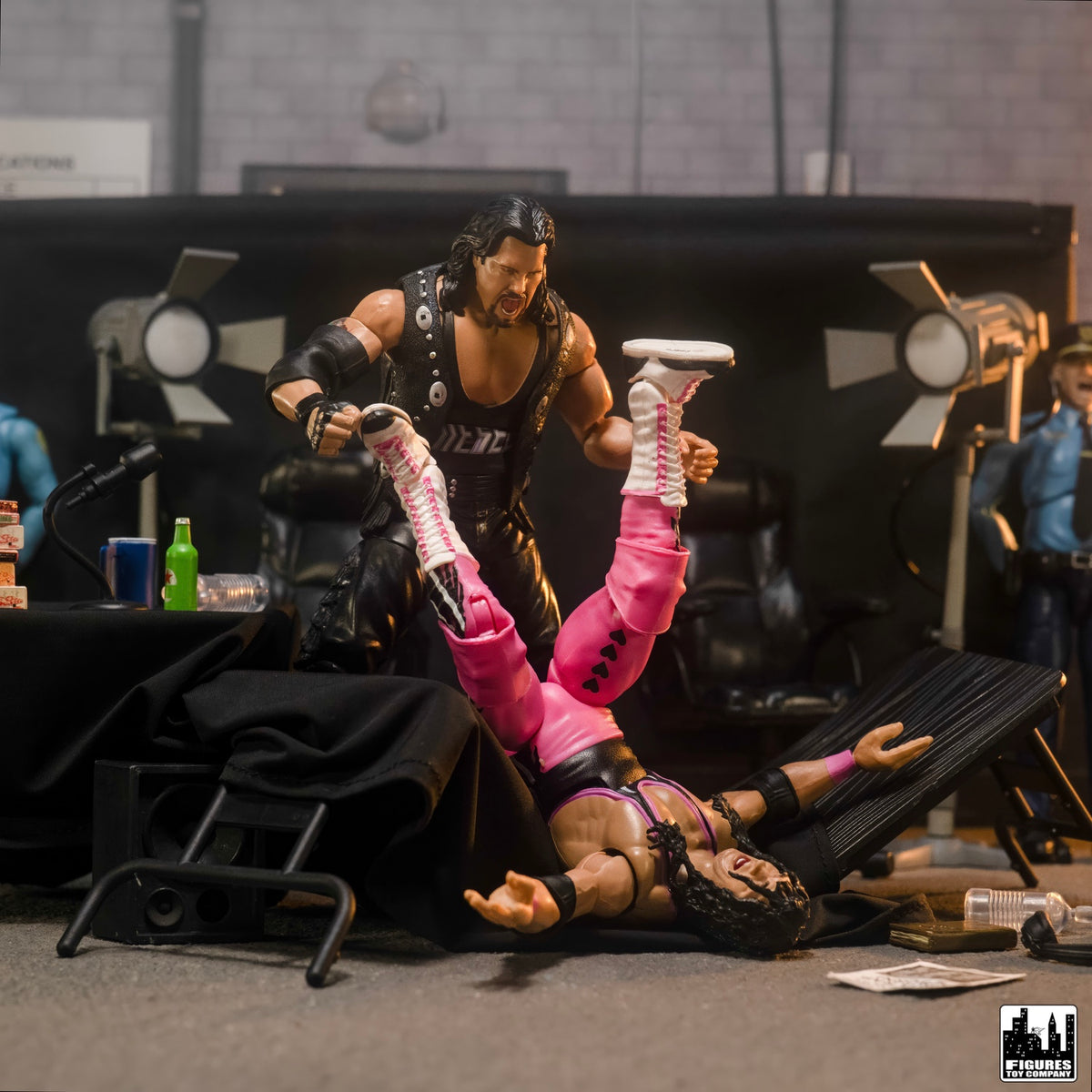 Media Scrum Accessory Set for WWE & AEW Wrestling Action Figures
