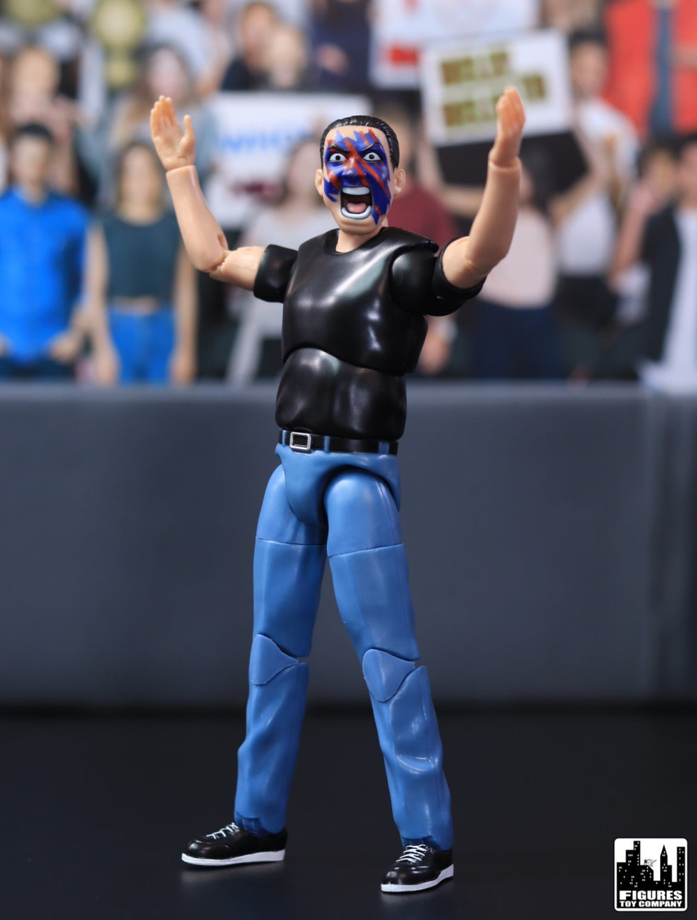 Ultimate Wrestling Crowd Fan Figures Four-Pack for WWE &amp; AEW Wrestling Figures [Series 5]